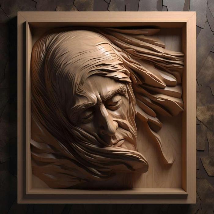 نموذج ثلاثي الأبعاد لآلة CNC 3D Art 